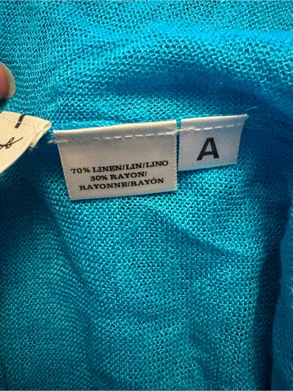 Ann Taylor Short Sleeve Turquoise Open-Front Cardigan NWT - Picture 14 of 14
